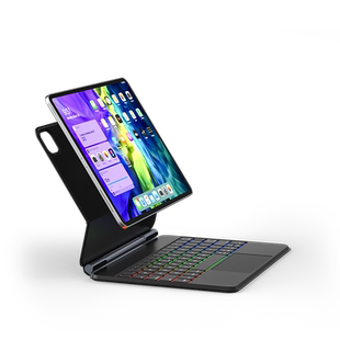 doqo适用2025新款ipad磁吸妙控键盘air7/6苹果10代pro11英寸m5触控板a16一体10代平板12.9专用蓝牙鼠标套装13