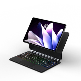 doqo 适用vivo pad/oppo pad磁吸妙控键盘保护套11英寸触控板一体式蓝牙键盘鼠标套装磁吸悬浮背光配件