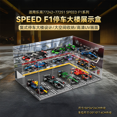 适用乐高SPEED77242展示盒