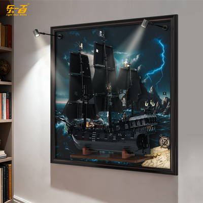 乐一百加勒比海盗黑珍珠号积木