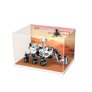 LYB乐一百适用乐高机械组42158毅力号火星探测器透明亚克力展示盒