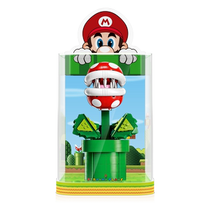 LYB乐一百适用乐高71426超级马里奥食人花吞食花亚克力展示盒防尘