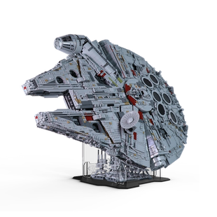 LYB适用乐高星球大战系列75192终极千年隼支架透明亚克力展示支架