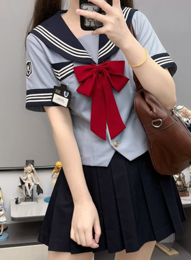 【夏一站】零度句号原创jk制服正版水手服日系校供感学院风套装
