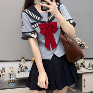 【夏一站】零度句号原创jk制服正版水手服日系校供感学院风套装