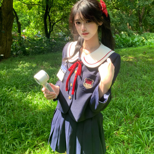 学院风西服校供感 外套jk制服套装 奈川高校 零度句号原创圆领西装