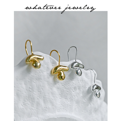 whatever几何高级感小众耳环女