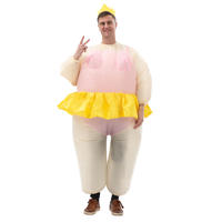 New best-selling sumo costumes on Amazon, Halloween party performance props, funny chubby dolls, inflatable clothes thumbnail 7
