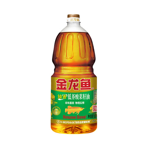 金龙鱼菜籽油1.8L*6低芥酸