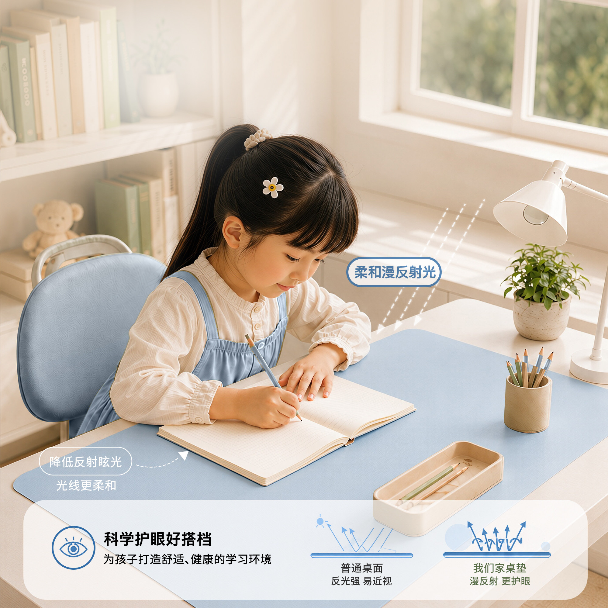 儿童学生课桌写字台桌面保护垫子图片