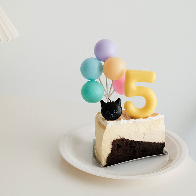 猫咪狗狗宠物生日派对蜡烛
