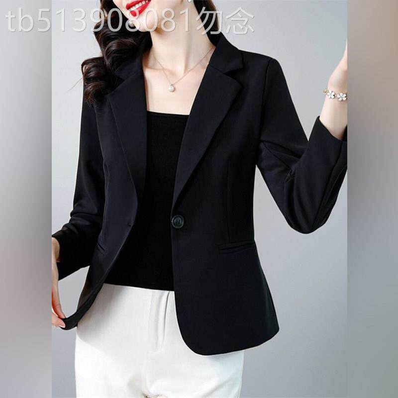 潮牌气质上衣时尚小西装外套女士秋装新款百搭通勤修身西服高级感