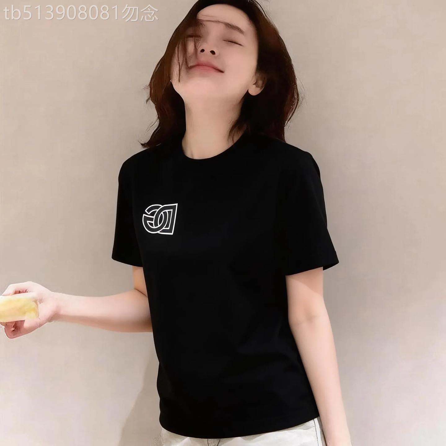 韩国莱赛尔天丝棉时尚字母印花大码短袖T恤女胖mm显瘦宽松上衣夏