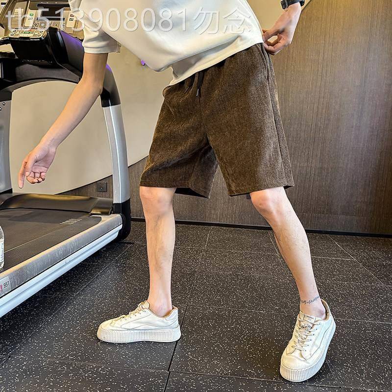 卡其色短裤男款夏季潮牌宽松运动五分裤子沙滩休闲中裤外穿休闲短