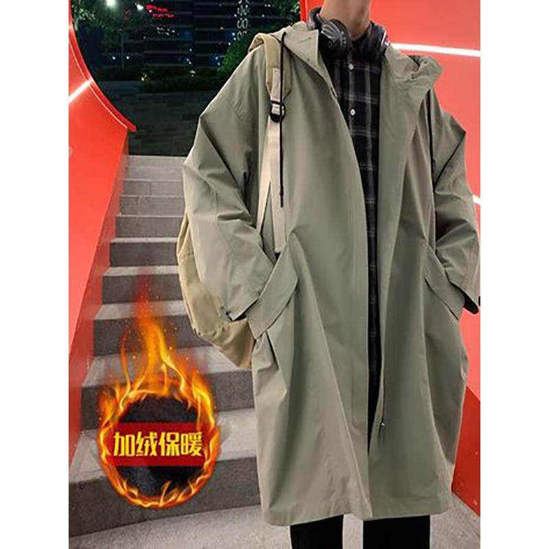 【香港·都市雅集】风衣外套男款秋冬季加绒加厚痞帅高级感冲锋衣