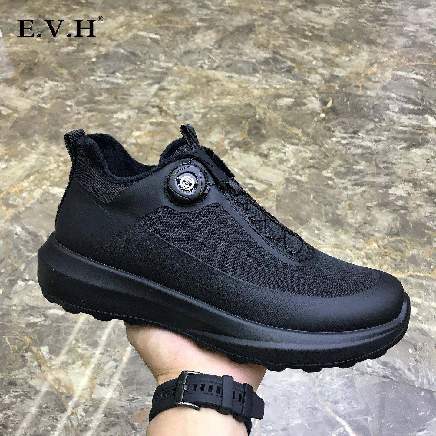 男鞋冬季2025新款网面百搭休闲鞋加绒加厚纽扣棉鞋保暖厚底老爹鞋,流行男鞋,棉鞋,淘宝优惠券,粉丝福利购,淘宝优惠卷