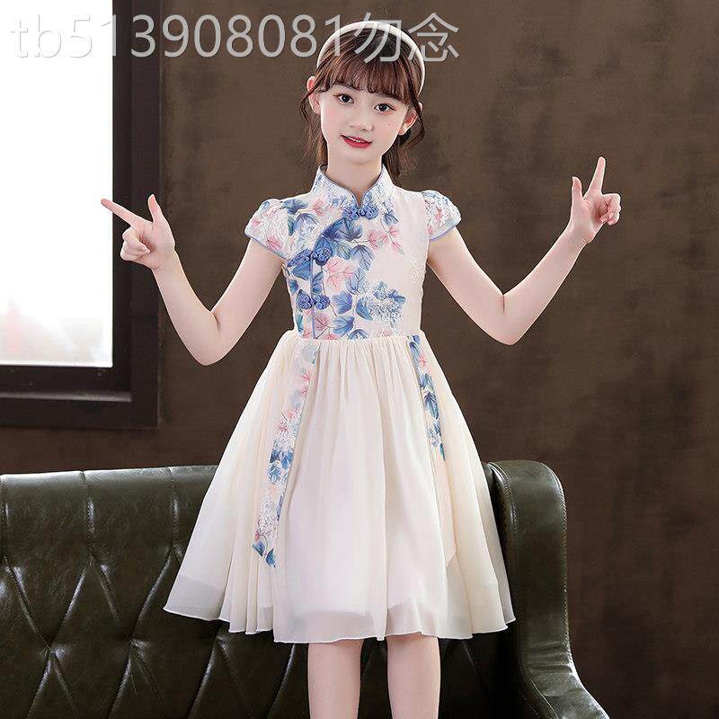 女童夏季连衣裙2026新款中国风旗袍儿童裙子汉服改良薄款女孩唐装