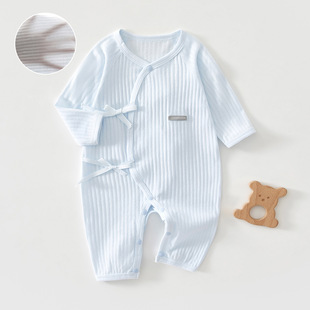新生儿衣服夏季 婴儿连体衣春秋纯棉初生儿男女宝宝和尚服哈衣 薄款