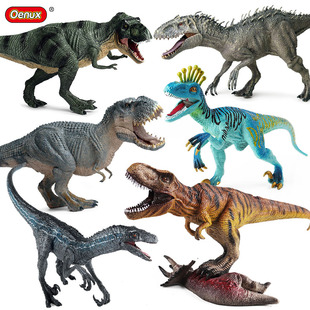 始盗龙恐龙模型仿真动物儿童玩具霸王龙三角龙翼龙迅猛迪亚哥恐龙