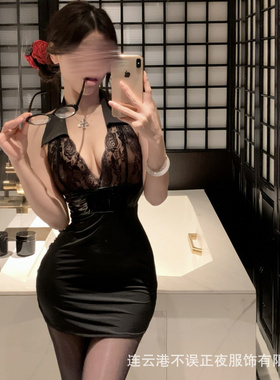 内衣秘书OL火辣蕾丝制服床上诱惑装睡衣羞耻激情2024新款性感