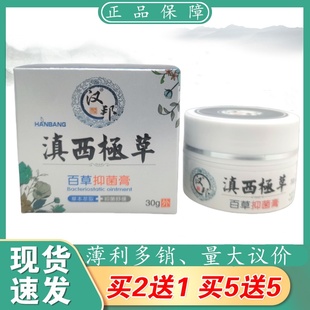 汉邦滇西极草30g/瓶植物草本精华萃取皮肤外用乳膏四季皆宜正品