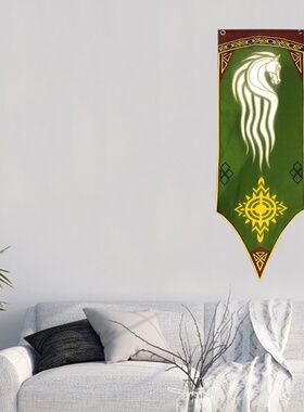 40x100cm Lord Ring Rohan Designer Banner Flag Wall Hanging