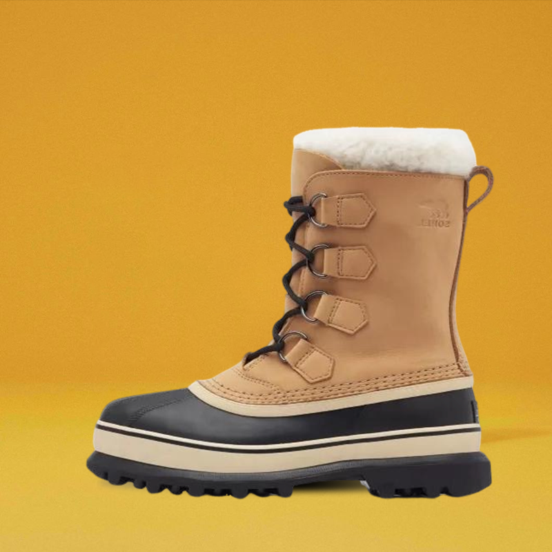 SOREL冰熊雪地靴女加拿大男靴CARIBOU小码大童款男猎鸭靴女靴极寒