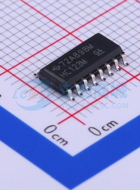 单稳态多谐振荡器 CD74HC123M SOP-16 TI/德州 电子元器件