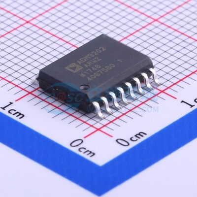 RS232芯片 ADM3202ARWZ SOIC-16 ADI(亚德诺) 电子元器件原装正品