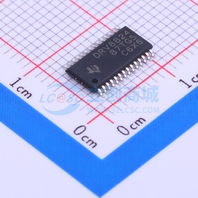 步进电机驱动芯片 DRV8824PWPR HTSSOP-28 TI/德州 电子元件配单