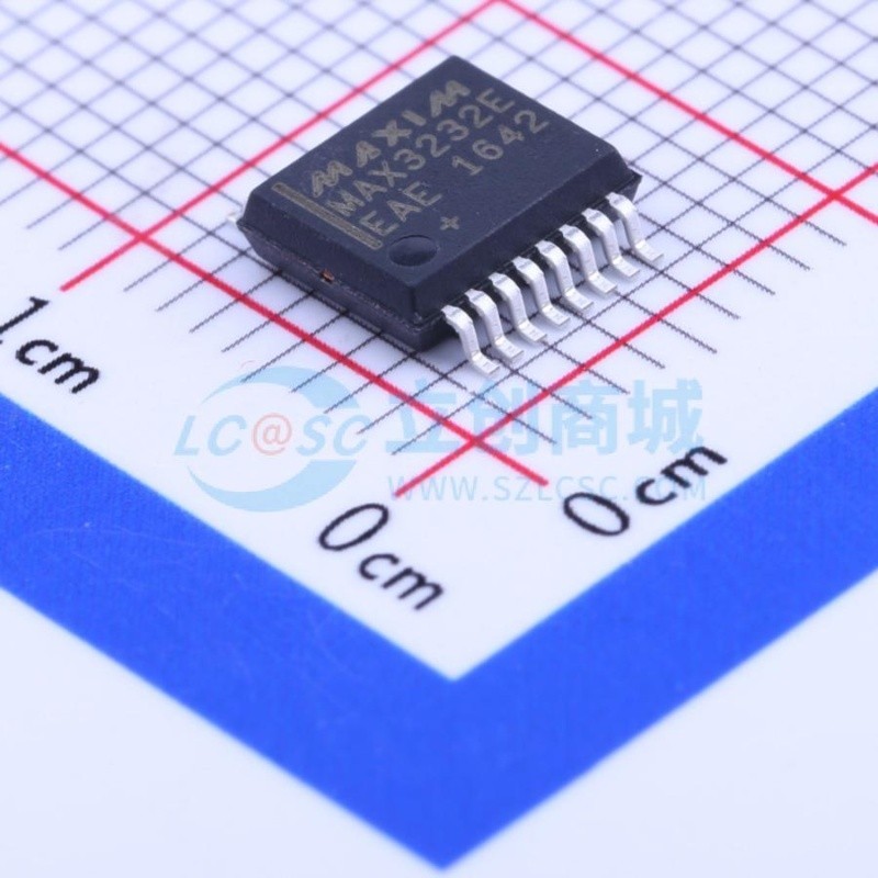 RS232芯片 MAX3232EEAE+T SSOP-16 MAXIM(美信) 电子元器件配单