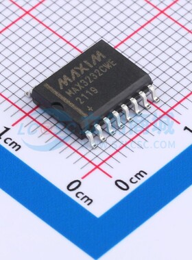 RS232芯片 MAX3232CWE+ SOIC-16 MAXIM(美信) 电子元器件配单