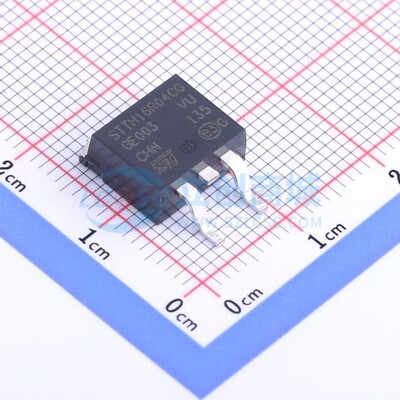 快恢复/高效率二极管 STTH16R04CG-TR D2PAK ST(意法半导体)