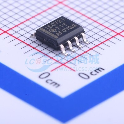 数字隔离器 ISO721DR SOIC-8 TI/德州 电子元器件配单原装正品