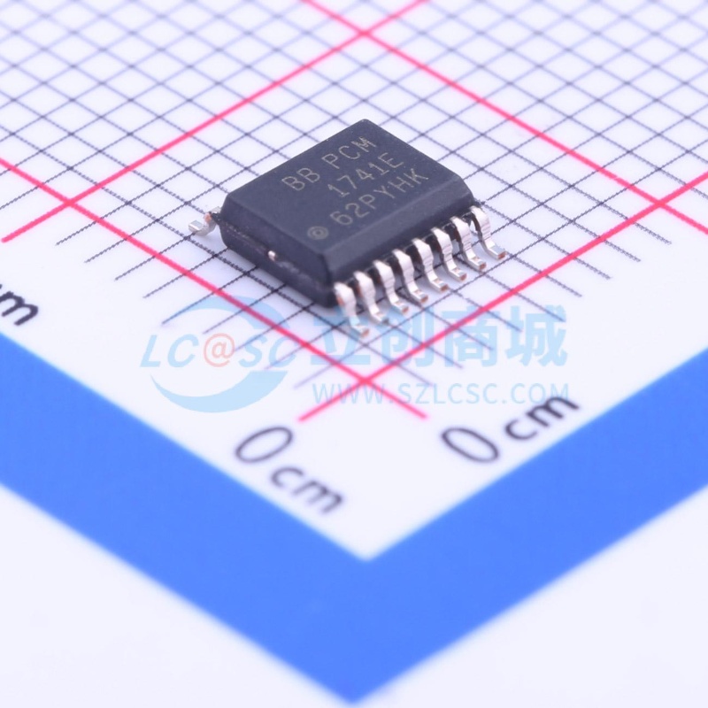 ADC/DAC芯片 PCM1741E SSOP-16 TI/德州 电子元器件配单原装正品