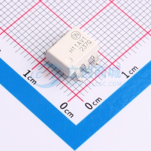 晶体管输出光耦 H11AV1SM SMD-6P onsemi(安森美) 电子元器件配单