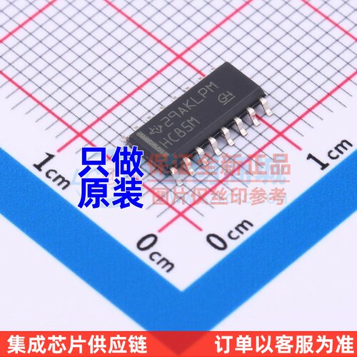 数字比较器 CD74HC85M96 SOP-16 TI/德州 电子元器件配单原装正品