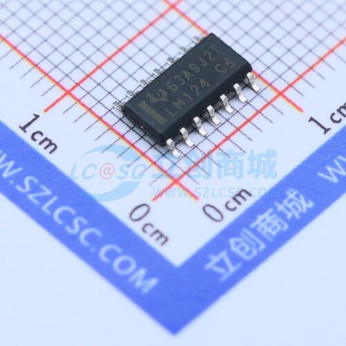 运算放大器 LM124DR SOP-14 TI/德州 电子元器件配单原装