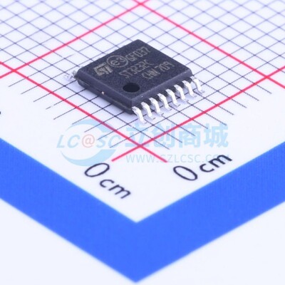 RS232芯片 ST3232CTR TSSOP-16 ST(意法半导体) 电子元器件配单
