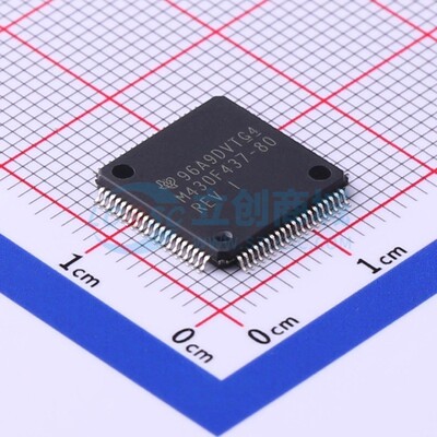 单片机(MCU/MPU/SOC) MSP430F437IPNR LQFP-80 TI/德州 原装正品