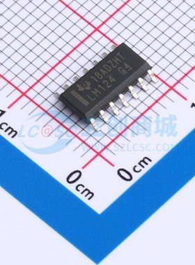 运算放大器 LM124D SOP-14 TI/德州 电子元器件配单原装