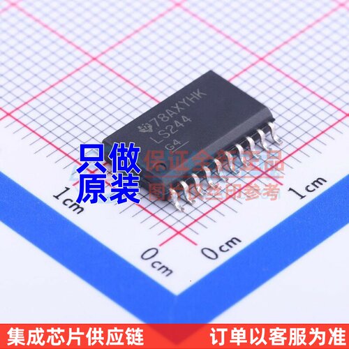 缓冲器/驱动器/收发器 SN74LS244DWR SOIC-20 TI/德州 电子元器件
