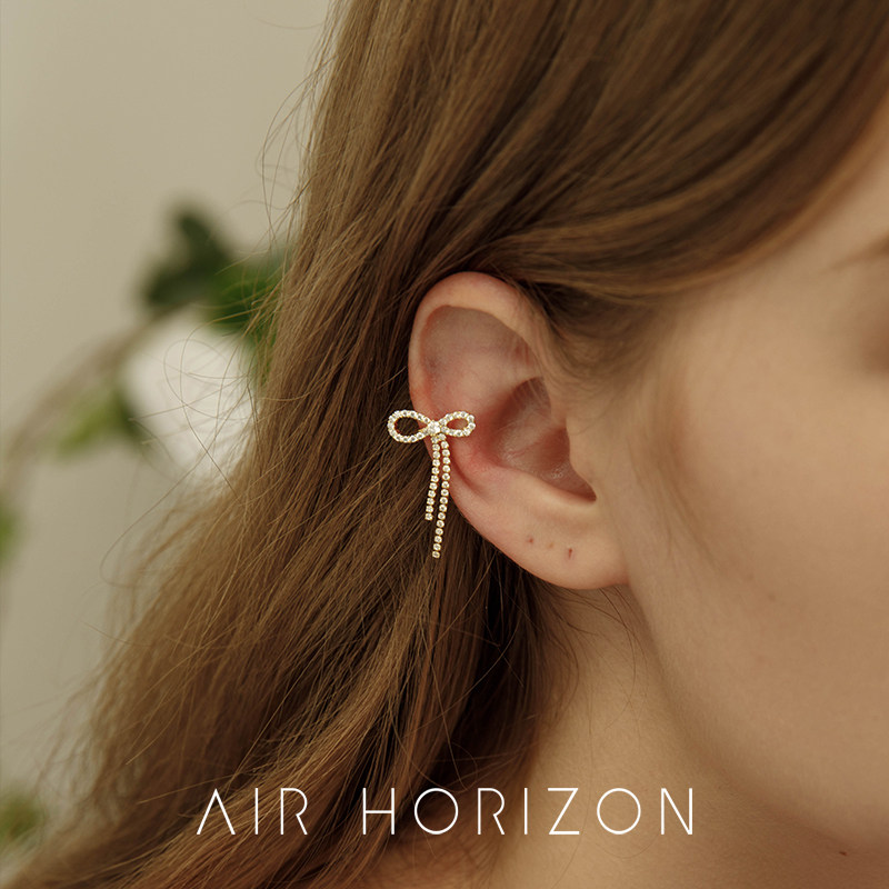 AIR-HORIZON耳夹锆石甜美适合图片