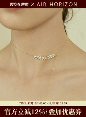 S925纯银麦穗项链女2025新款