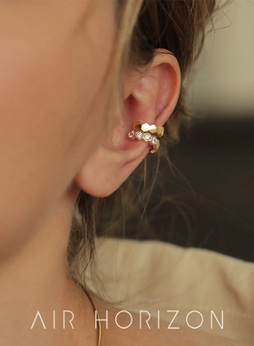 耳夹无耳洞耳环女高级感短发耳骨夹复古耳挂气质轻奢独特新款耳饰