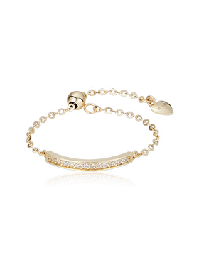 AIR-HORIZON女14K金可调节戒指