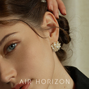 耳环秋冬港风珍珠花朵耳钉女气质大气轻奢高级感茶系独特设计耳饰