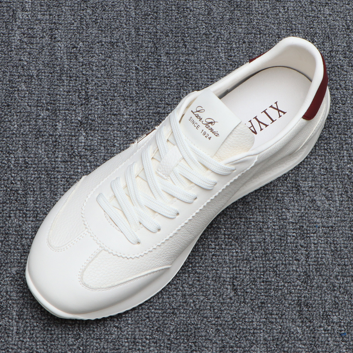 真皮阿甘鞋男鞋2026新款日常百搭运动休闲鞋轻便软底透气小白鞋男,流行男鞋,时尚休闲鞋,淘宝优惠券,粉丝福利购,淘宝优惠卷