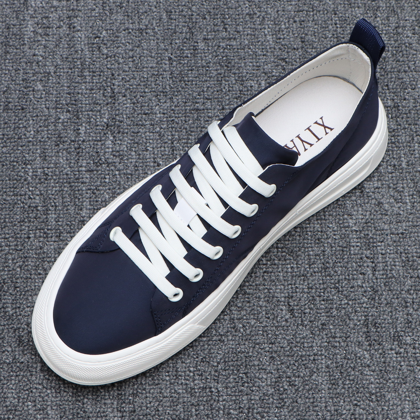 夏季帆布鞋男2026新款薄款透气冰丝布鞋轻便舒适百搭一脚蹬板鞋男