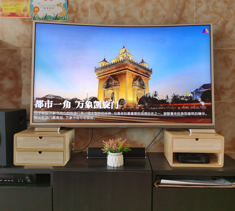 实木可以定制带抽屉整体免组装图片